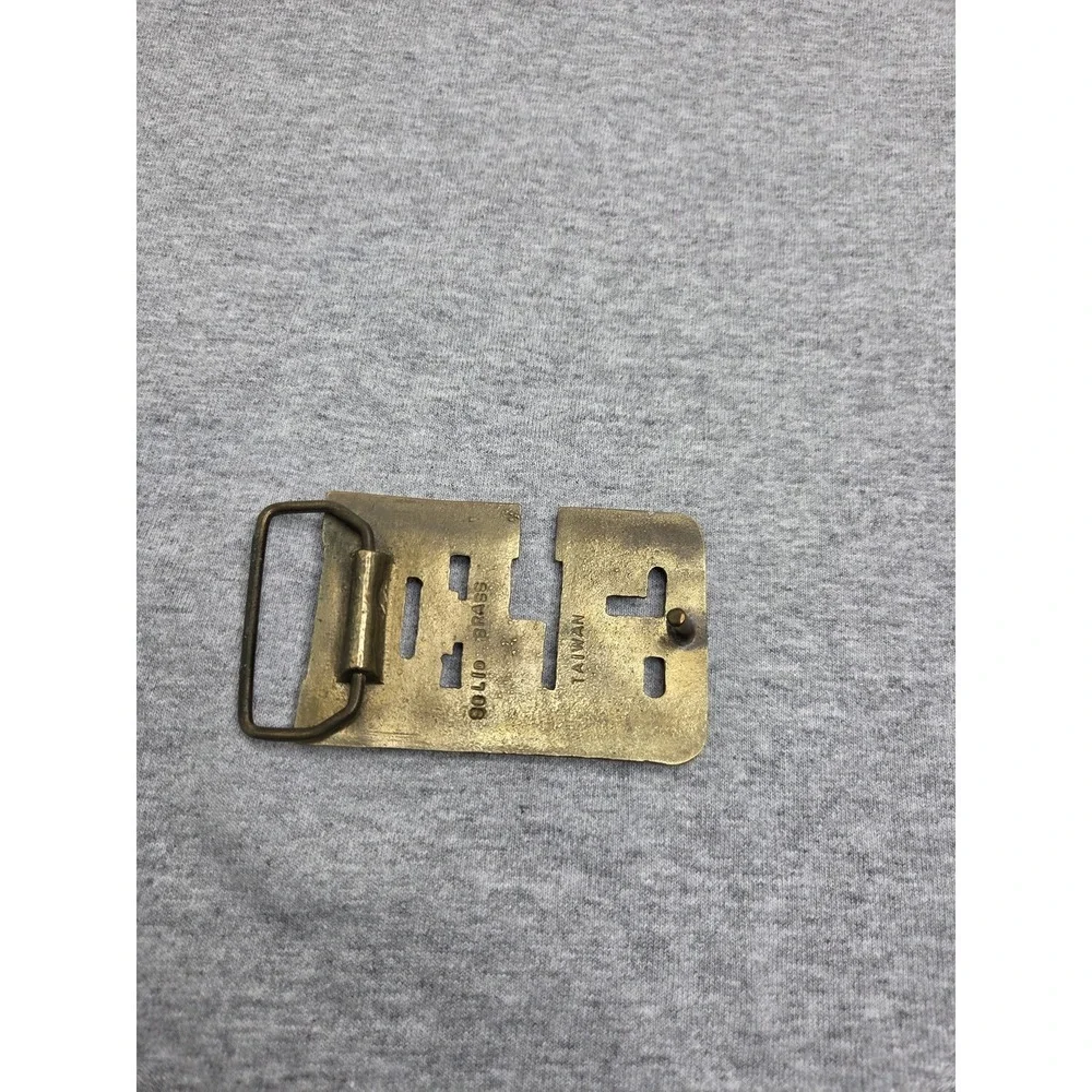 Solid Brass Vintage Name Glen Heavy Sturdy Belt Buckle Personalized Western